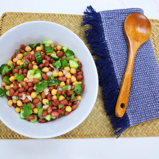 Mediterranean bean salad with chickpeas and parsley – bariatric recipe by Celebrate Vitamins