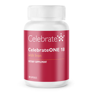 CelebrateONE 18 Multivitaminico bariatrico una volta al giorno con Ferro, Capsule