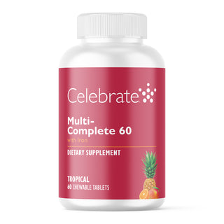 Multi-Complete 60 Bariatric Multivitaminico con Ferro, Masticabile, Tropical