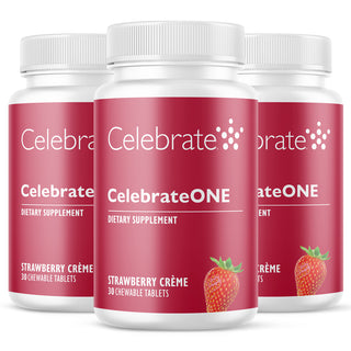 CelebrateONE Einmal täglich bariatrisches Multivitamin ohne Eisen, Kautabletten