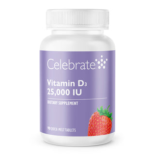 Vitamina D3 625mcg (25.000 UI), Fusione rapida, Berry