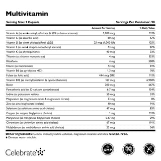 Multivitamine bariatrique, Sans Fer