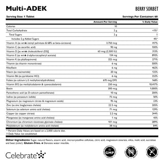 Vitamine Multi-ADEK Sans Fer