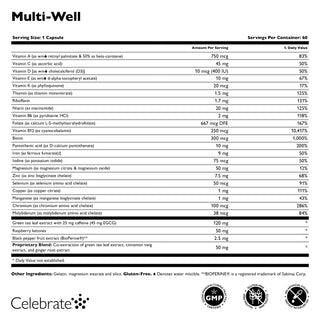 Multi-Well Multivitamine, gélules