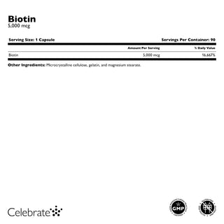 Biotina 5.000 mcg, Capsule