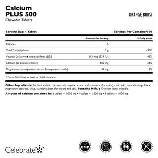 Kalzium PLUS 500, Kautabletten