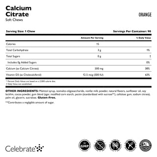 Kalziumzitrat, Kaubonbons / Soft Chews