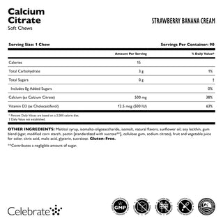 Kalziumzitrat, Kaubonbons / Soft Chews