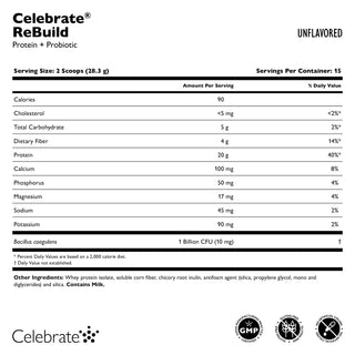 Celebrate® Ricostruzione Proteine + Probiotico Polvere 