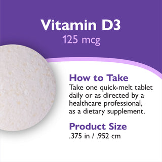 Vitamina D3 125mcg (5.000 UI), Fusione rapida, Orange