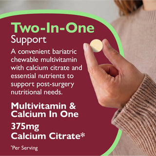 Essential Multi 2 in 1 Multivitaminico con Calcio, Masticabile