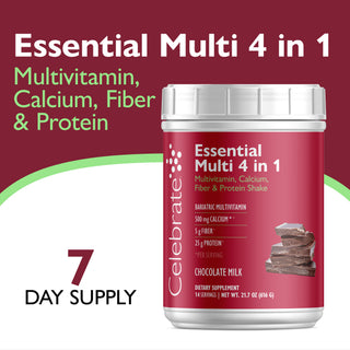 Essential Multi 4 in 1 Multivitaminico con Calcio + Proteine, Polvere