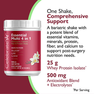 Essential Multi 4 in 1 Multivitaminico con Calcio + Proteine, Polvere