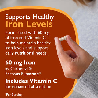 Eisen 60 mg + Vitamin C, Kapseln