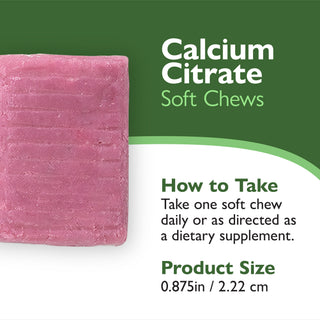 Calcium Citrate, Pâte à mâcher