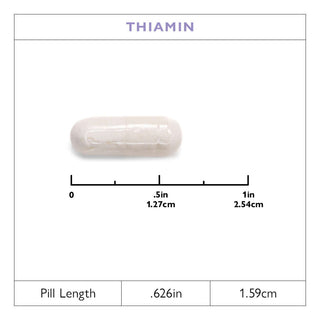 Thiamine Vitamine B1, 100 mg, gélules